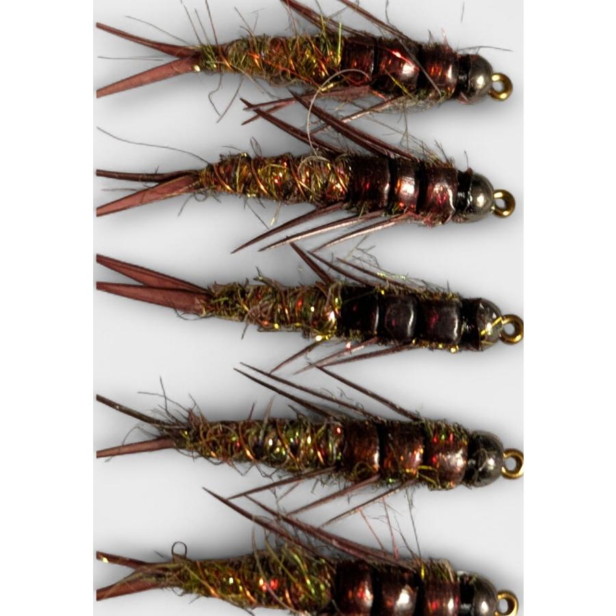 ニンフ フライ 4個 ニンフフライ　#10　幼虫　昆虫　スカッド　ルアー　エリアトラウト　爆釣　渓流　毛バリ　管釣り　水生昆虫　渓流釣り |  | 04