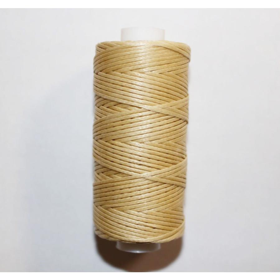 ワックスコード　50m　5色セット　0.8mm　150D　蝋引き糸　ロウ引き糸　人気色5色セット　ポリエステル　レザークラフト　茶色　ブラウン |  | 03