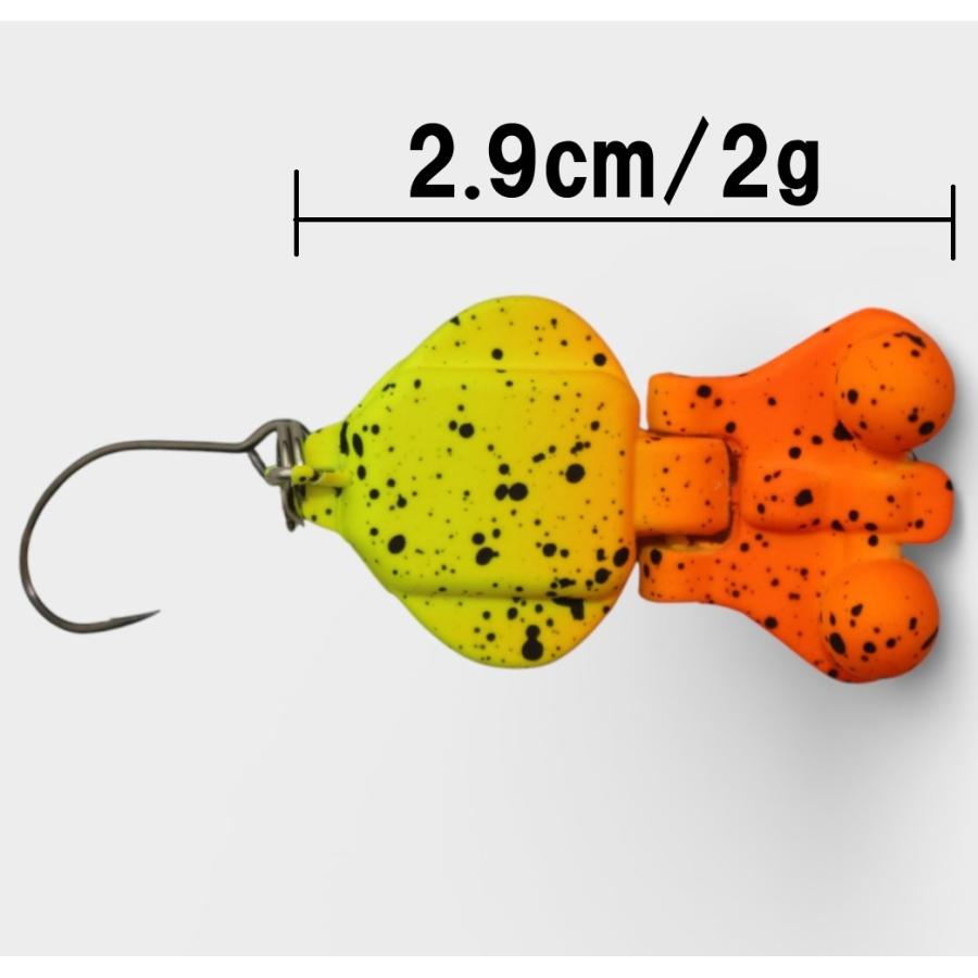 ミニ　ジョイント　スプーン　ルアー　エリア　トラウト　ニジマス　管理釣り　2g　プラグ　ジョインテッド　ジョイントスプーン S字　可動 |  | 04