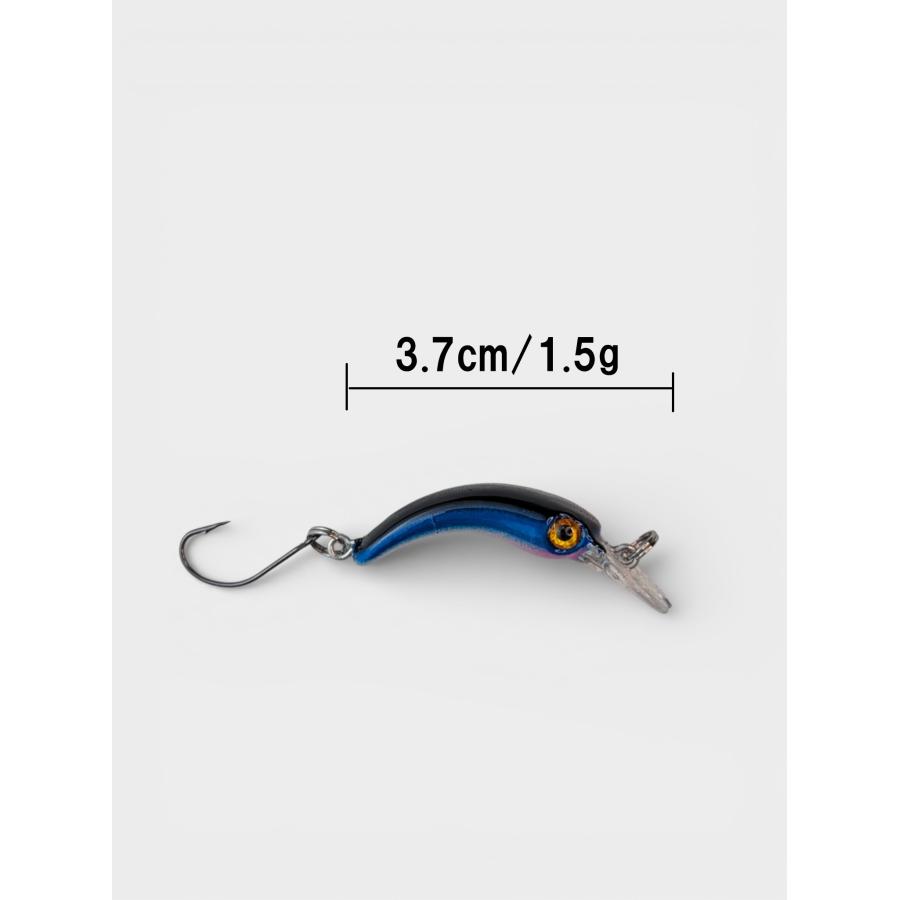 ニョロニョロ　ニョロ系 クランク　トラウト ルアー 4個セット への字 1.5g 3.7cm スロー　フローティング エリアトラウト 管理釣り場 ニジマス |  | 04