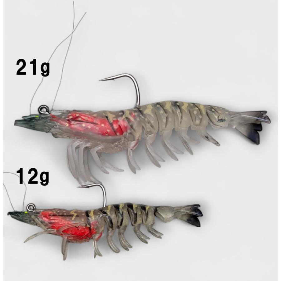 リアルエビ　リアルベイト　本物　リアル系　ルアー　スイムベイト　エビ型 　ワーム 　ソフト 海老　海釣り　イカ釣り　エギ |  | 03