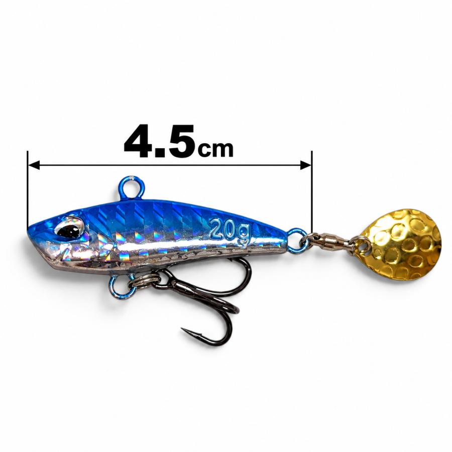 スピンテールジグ 20g 4個 セット ルアー シーバス ヒラメ マゴチ 青物  根魚  ブレード　ジグスピナー |  | 02