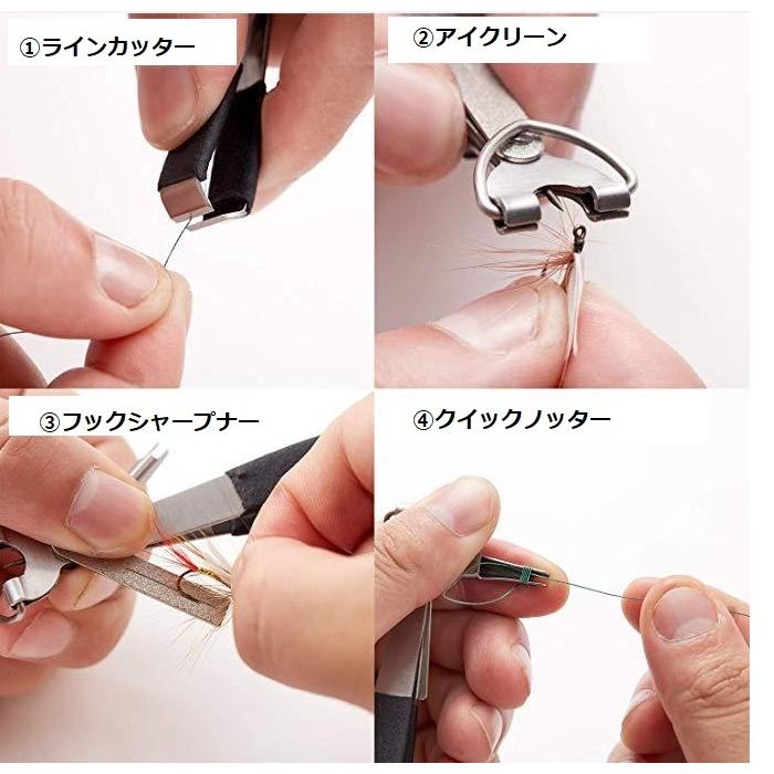 ピンオンリール釣りフィッシングツールラインカッターラインクリッパー 携帯 クイックノッター フックシャープナートラウトアウトドア |  | 01