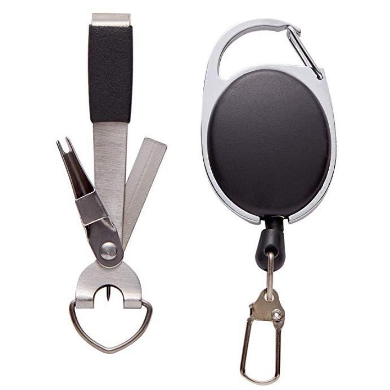 ピンオンリール釣りフィッシングツールラインカッターラインクリッパー 携帯 クイックノッター フックシャープナートラウトアウトドア |  | 02