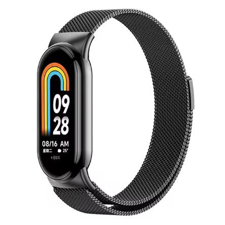 シャオミ xiaomi smart band8 band9 バンド8　バンド9　交換バンド　 ベルト ブラック　マグネット　磁石 交換 スマートウォッチ　交換ベルト　腕時計 |  | 03