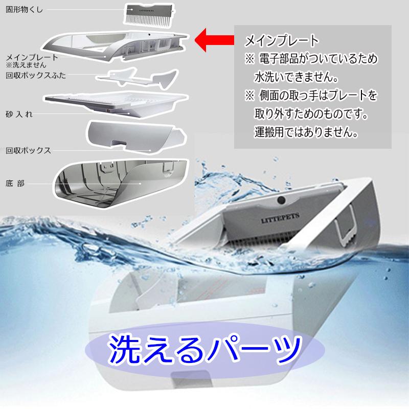 全自動猫トイレ　ペットトイレ　マット付き　大型　オープンタイプ　スマホ操作　多頭飼い　おしゃれ 