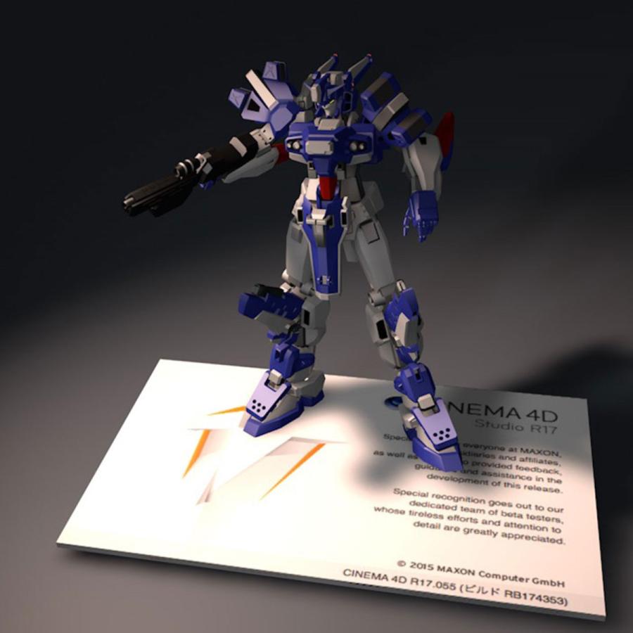 プラモ感覚で動かせる3Dロボ『A01』CINEMA4D |  | 03