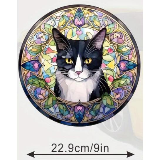 タキシード猫（ハチワレ）のサンキャッチャー |  | 01