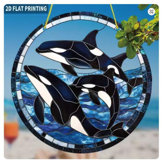 海洋マニア/オルカ/しゃちのサンキャッチャー | 