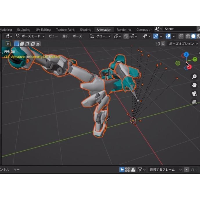 プラモ感覚で動かせる3Dロボ『A02』Blender |  | 02