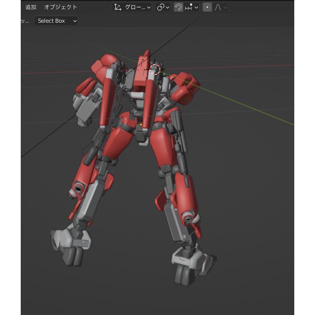 プラモ感覚で動かせる3Dロボ『A03』Blender |  | 05