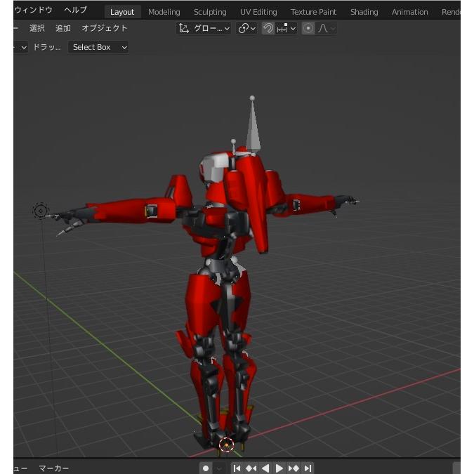 プラモ感覚で動かせる3Dロボ『B01』Blender |  | 02