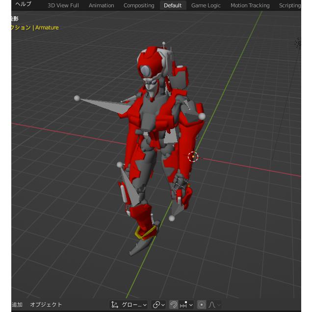プラモ感覚で動かせる3Dロボ『B01』Blender |  | 04