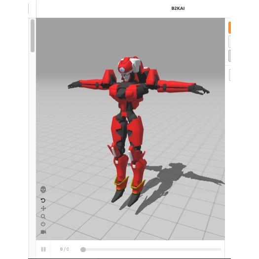 プラモ感覚で動かせる3Dロボ『B01』Blender |  | 06