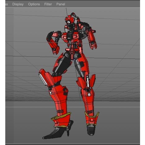 プラモ感覚で動かせる3Dロボ『B01』CINEMA4D |  | 01