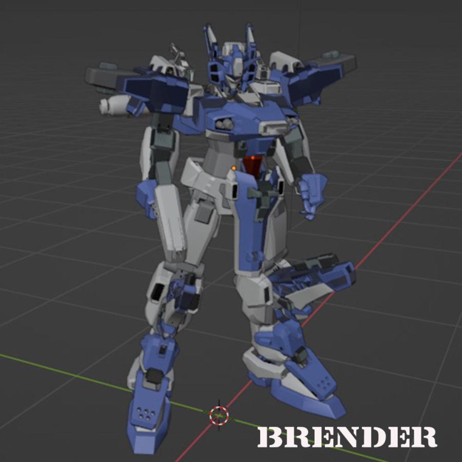 プラモ感覚で動かせる3Dロボ『A01』Blender |  | 03