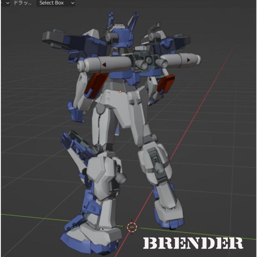プラモ感覚で動かせる3Dロボ『A01』Blender |  | 04