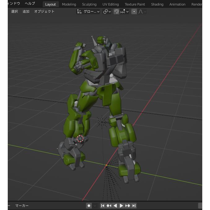 プラモ感覚で動かせる3Dロボ『C01』Blender |  | 01