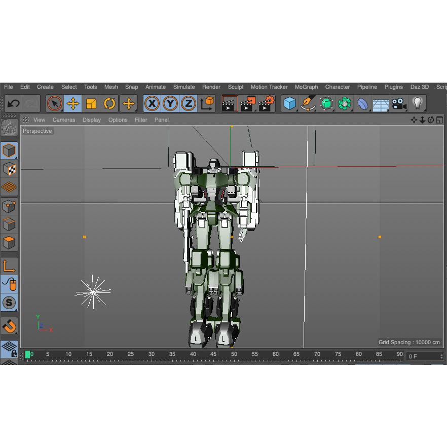 プラモ感覚で動かせる3Dロボ『C01』CINEMA4D |  | 01