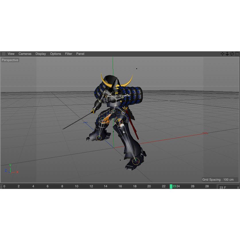 プラモ感覚で動かせる3Dロボ『D01』CINEMA4D |  | 04