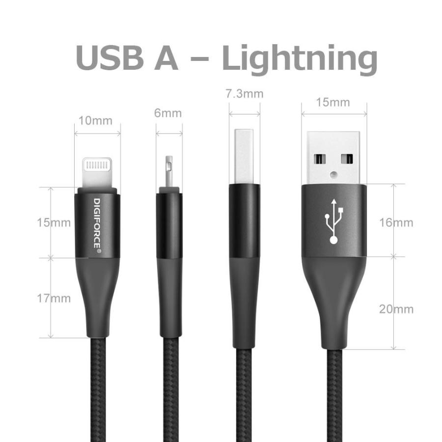 Cb Al10b Digiforce Usb A Lightningライトニングケーブル Apple Mfi認証 高速充電 急速充電 データ転送 1 0m ブラック Ycb Mal10b デジフォースyahoo店 通販 Yahoo ショッピング