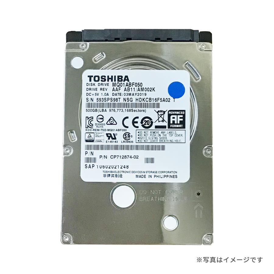 TOSHIBA ハードディスク 内蔵HDD 中古HDD 2.5 500GB 7mm TOSHIBA ハードディスク 内蔵HDD 中古HDD 2.5 500GB 7mm