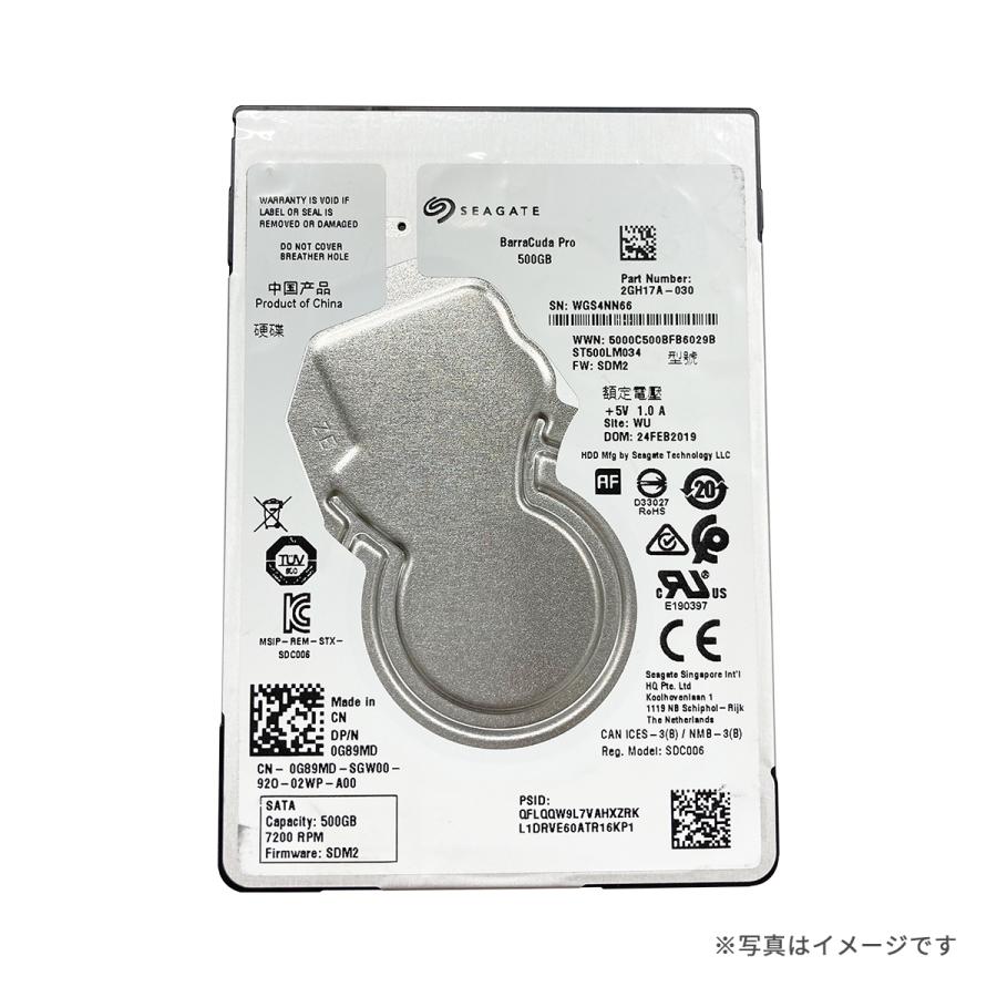 Seagate（シーゲイト） 中古 HDD 500GB 2.5インチ SATA 7mm ST500LM034