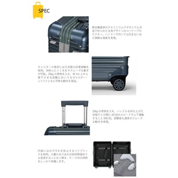 超美品　LANZZO スーツケース　TSAロック アルミ LANZZO ランツォ NORMAN 62902 スーツケース 87L [ゴールド] TSA
