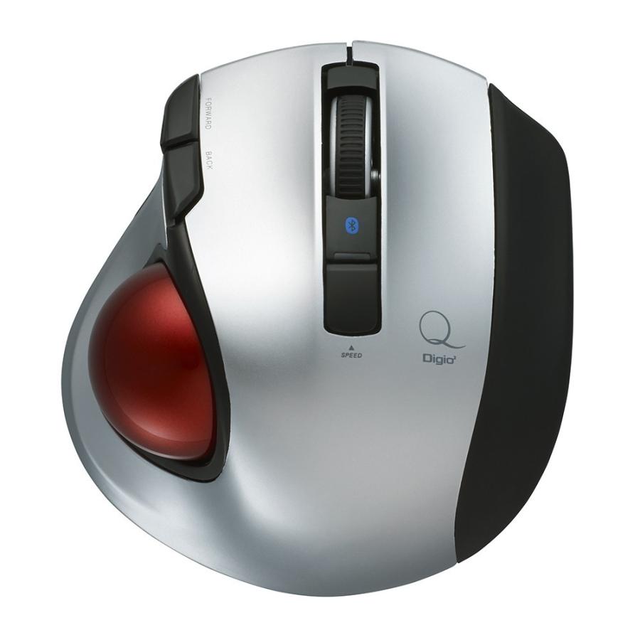 Digio2 Q 極小 トラックボール Bluetoothマウス 5ボタン シルバー Mus Tblf134sl Mus Tblf134sl Digio2ダイレクト 通販 Yahoo ショッピング