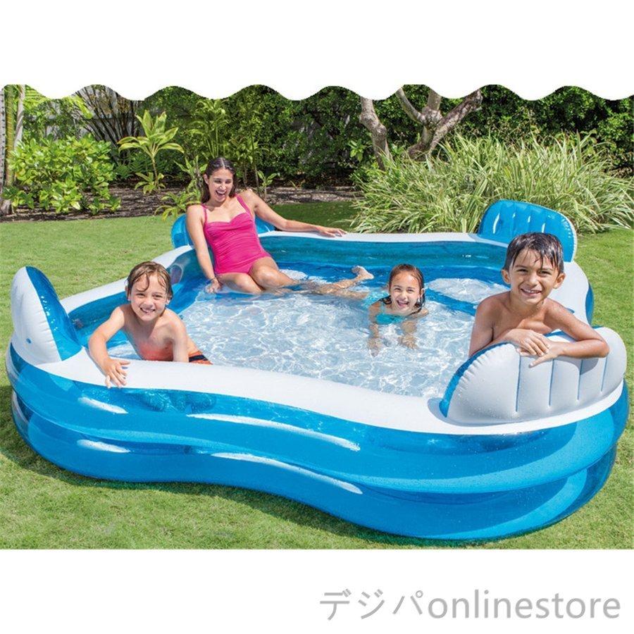 正規品保証 Index インテックス プール お庭 子供 水遊び 庭 おもちゃプレイマット 自宅 家庭用大型プール 229 229 66cm ベビープール エアプール Joy Island 通販 Yahoo ショッピング