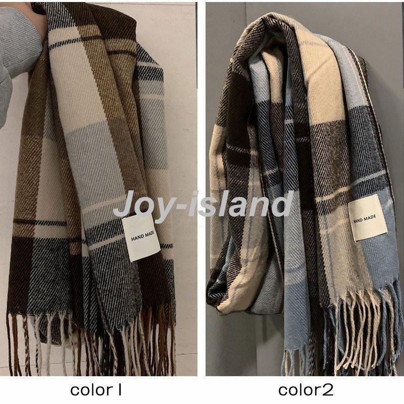 話題の行列 財布 帽子 ファッション小物 マフラー ストール チェック柄 厚手 暖かい おしゃれ マフラー メンズ ストール チェック柄 カジュアル 厚手 ウォーム 防寒抜群 ファション 暖かい 紳士 秋冬物 男性用 きれいめ おしゃれ