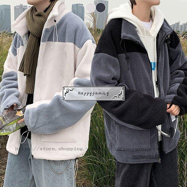 ムートンジャケット メンズ ジャケット 厚手 裏起毛 裏ボア スエード ブルゾン 防風 防寒 アウター 秋冬 紳士服 冬物 おしゃれ 激安ブランド