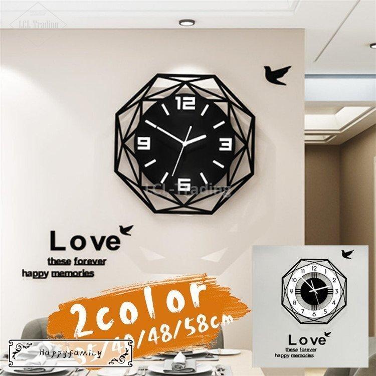 掛け時計 壁掛け時計 大壁掛け時計 おしゃれ 壁飾り 北欧 ジェネリック家具 ウォールクロック おしゃれ 北欧 レトロ 時計 レトロ 時計 クロック 壁掛け マグネット スプレッド 静音 Happy Lcl Family 乾電池 安い 店