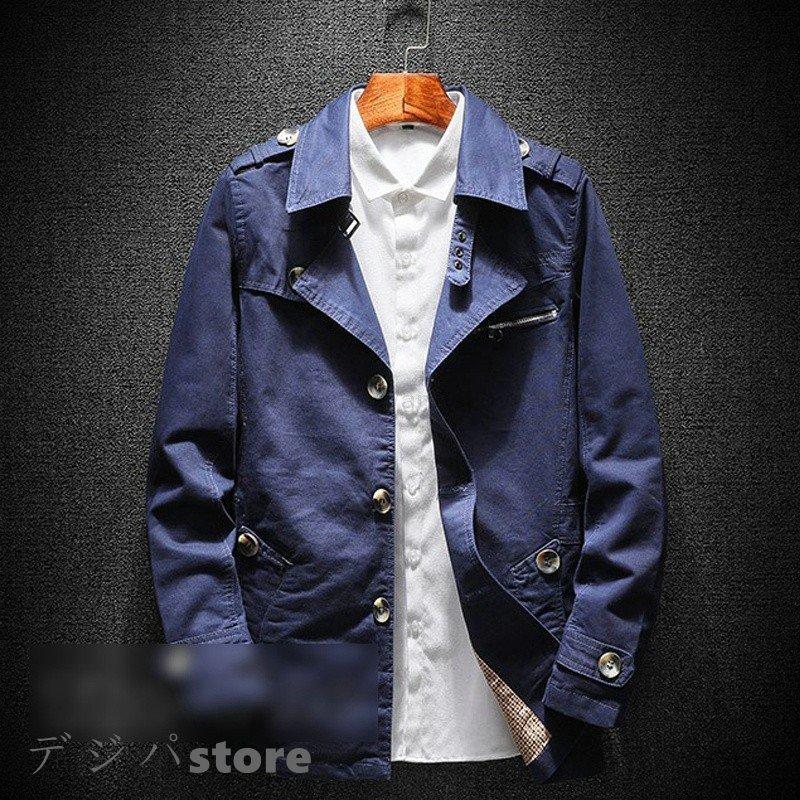 コーチジャケット チェスターコート メンズ スプリングコート 春 ジャケット ミドル丈 春服 アウター 通勤 21 新作 大人気 一部予約