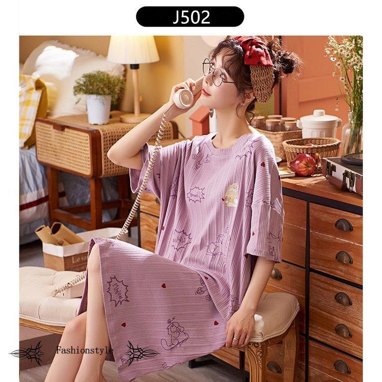 35 Off ルームウェア レディース ワンピース 半袖 綿 夏用 パジャマ 女性 部屋着 寝巻き ランジェリー 可愛いネグリジェ ネグリジェ 色 J509 Leauduvalenciennois Fr