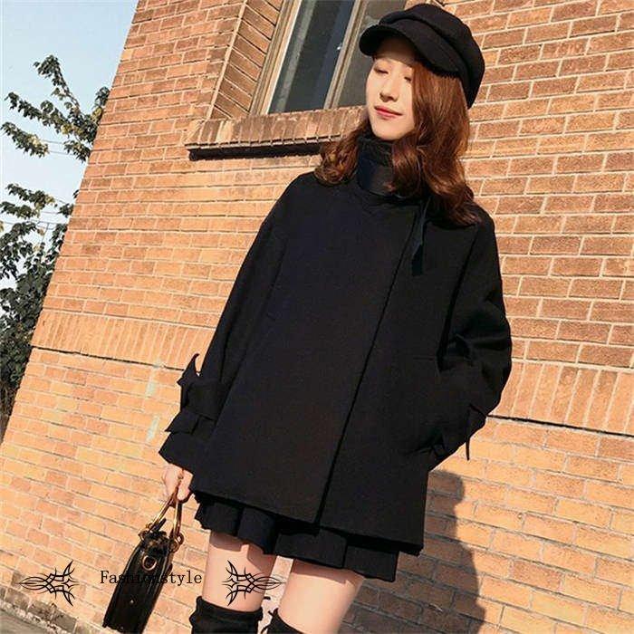 コート チェスターコート ショートコート 冬 ジャケット ラシャーコート ラシャー レディース 黒 返品 交換対象商品 防寒 カジュアル オシャレ リボン ハイネック 無地 ミディ丈