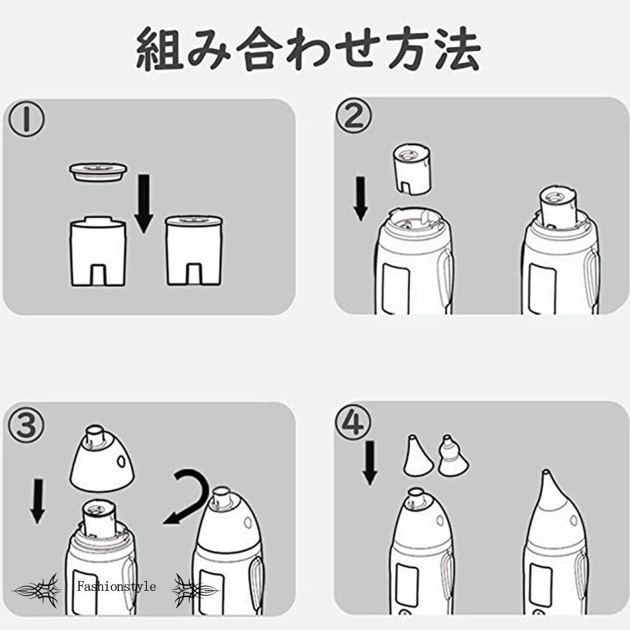 大量入荷 鼻水吸引器電動鼻水吸引器 鼻吸い器 電動 小型 軽量 静音設計 鼻水 吸引機 痰 子供 赤ちゃん ベビー 出産祝い 強弱3段階の吸引力 鼻水対策 Aynaelda Com