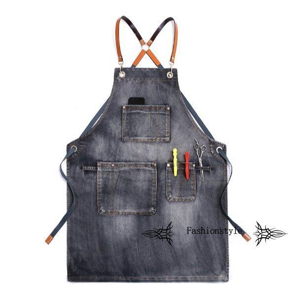 エプロン おしゃれ 北欧 保育士 大きいサイズ メンズ レディース カフェ 3ポケット 作業用エプロン 前掛け カラー Dタイプ ブラック ブラウンストラップ 翌日発送土日祝を除く Royaldiamondlabradoodles Com