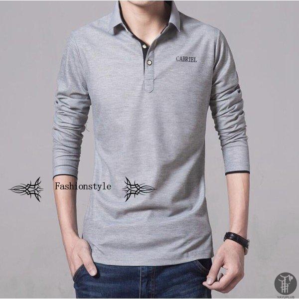 ポロシャツ メンズ シャツ 長袖ポロシャツ バイカラー クールビズ 無地 ポロ 長袖 Polo Shirt アメカジ 制服 スポーツ お取り寄せ