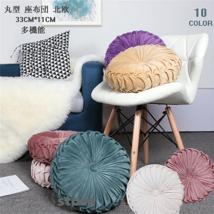クッション フロアクッション ラウンドクッション 丸型 座布団 円形 かわいい プリーツ ベルベット ベロア 丸 丸いクッション 北欧 低反発 Tonton01 Fashionstyle 通販 Yahoo ショッピング