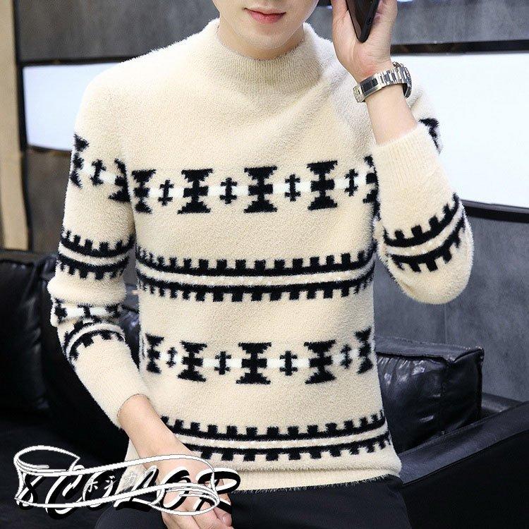 ニットセーター メンズ 秋冬 長袖セーター もこもこ ニットトップス スリム 防寒セータープルオーバー カットソー 人気 カジュアルニット 通勤 ビジネス 40代 ニット セーター Color Q8502ダークグレー Arisedigital Com Br