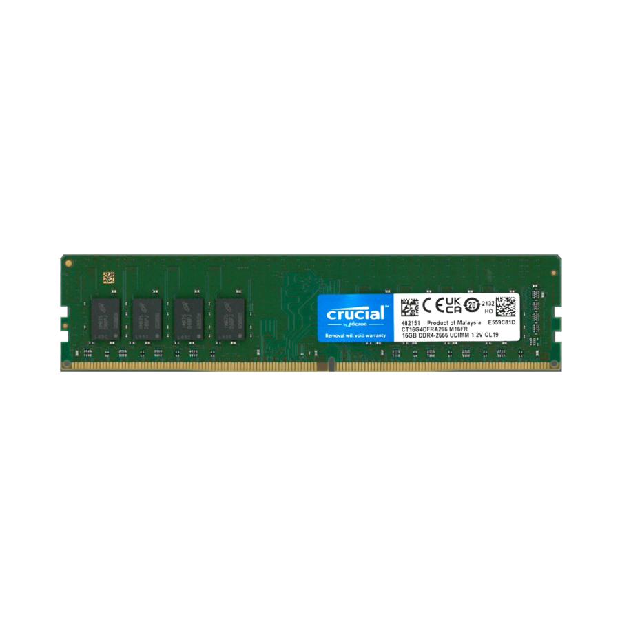 CRUCIAL デスクトップ用メモリ 16GB DDR4 2666 動作品 crucial（クルーシャル） Crucial DDR4デスクトップメモリ 16GB 【永久