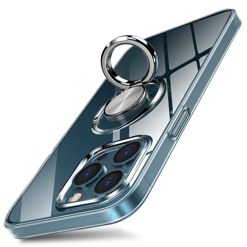 iphone13  iphone12 iphoneケース クリア リング付き 背面クリア 透明 | iPhone | 05
