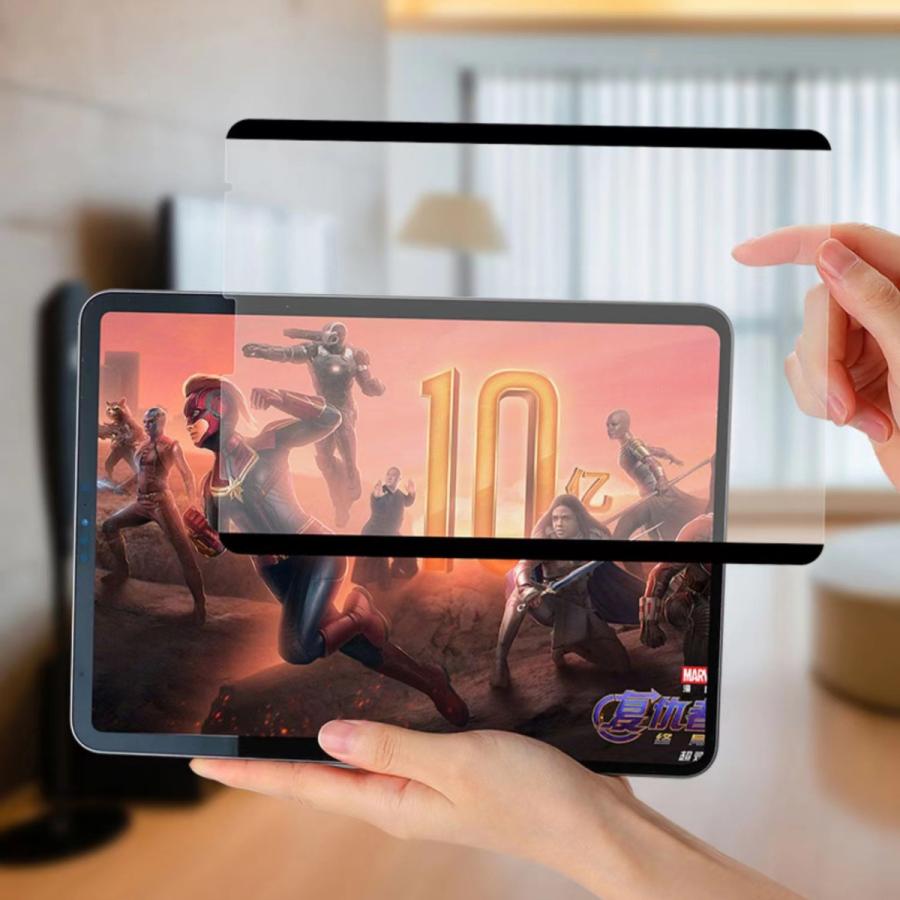 ペーパーライクフィルム ipad air 着脱式 保護フィルム マグネット装着 10.9 インチ 第5世代 第4世代 非光沢 指紋防止 反射防止 |  | 01