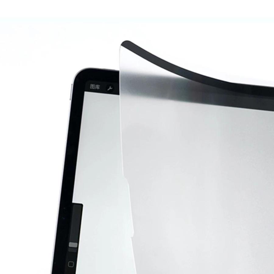 iPad ペーパーライクフィルム 着脱式 保護フィルム マグネット装着