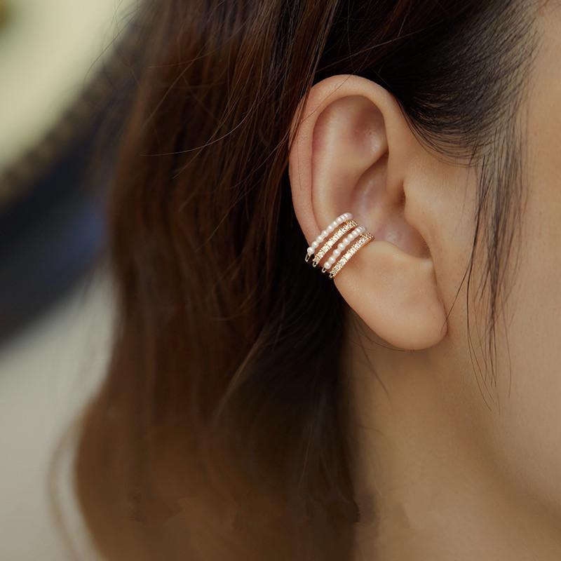 イヤーカフ パール レディース  シンプル 片耳用 |  | 01