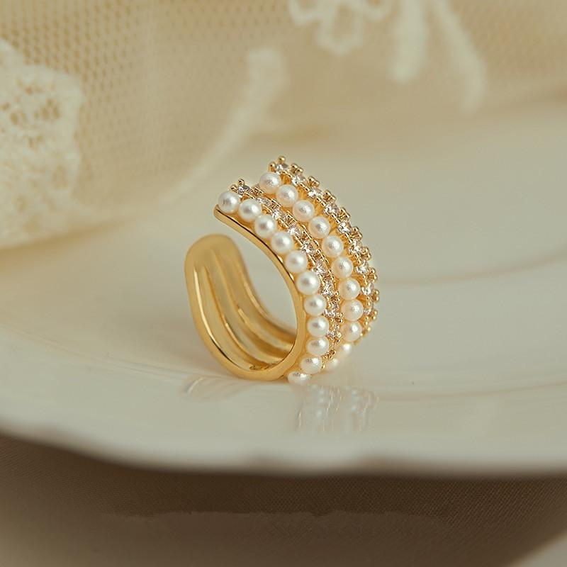 イヤーカフ パール レディース  シンプル 片耳用 |  | 03