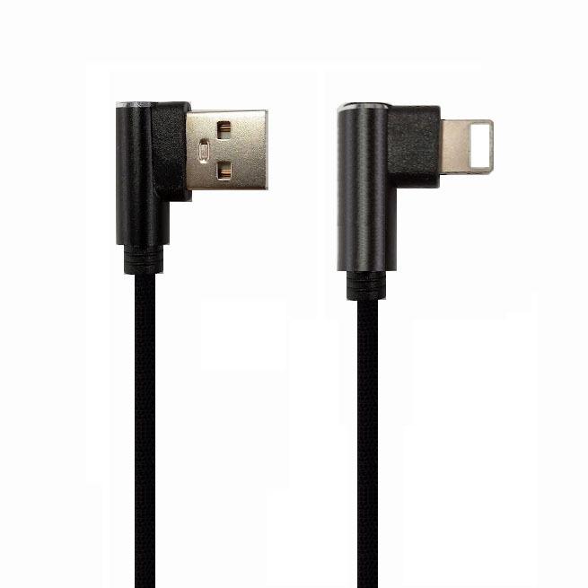 ライトニングケーブル l字 lightning ケーブル iphone usbケーブル l字型 0.25m 25cm | 