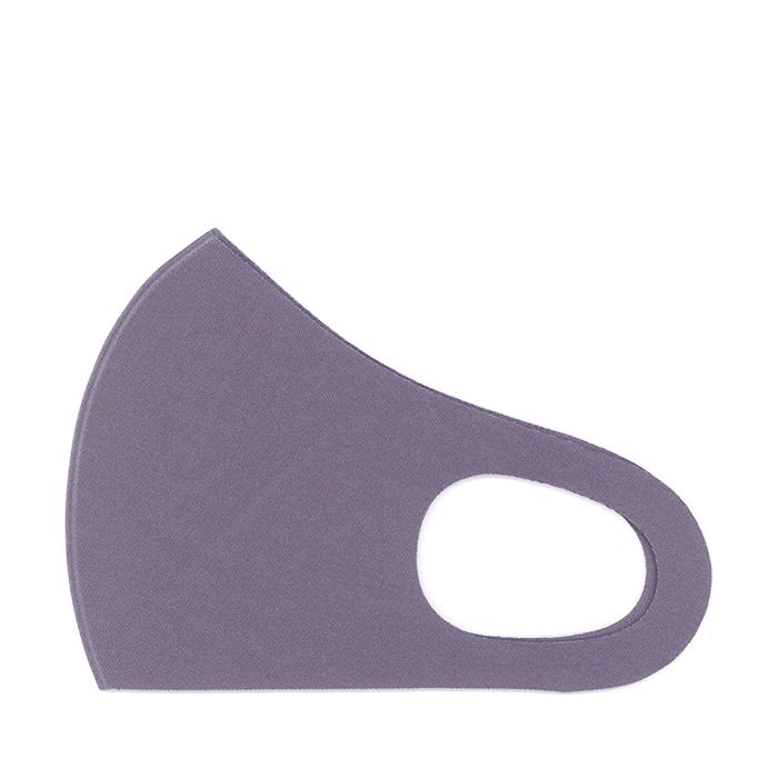 1枚 パープル (紫) マスク 洗える 縦12.5cm 薄さ 0.8mm 立体 3D 通気性良い おしゃれ | 