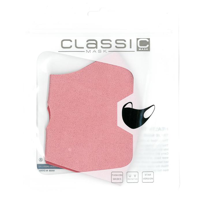 1枚 ピーチ ピンク (桃色) スウェード調 洗える 布 マスク 縦13.5cm 薄さ 1mm 立体 3D なめらか  通気性良い かわいい おしゃれ |  | 01